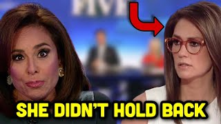 Fox News Host Jessica Tarlovs SHOCKING outburst at Judge Jeanine [upl. by Yatnohs288]