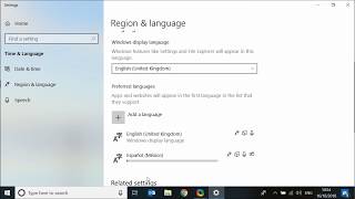 How to add or remove language keyboards on windows 10 computers [upl. by Peer]