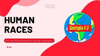 Human Races  Human Geography  geography [upl. by Parthen]