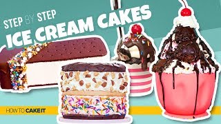 4 Delicious Ice Cream CAKES  Cones amp Sundaes As CAKE  How To Cake It  Yolanda Gampp [upl. by Harald]