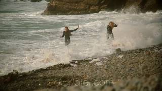 Smoothskin Wetsuits and Rubber Riding Boots on the Beach [upl. by Attennyl]