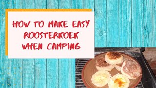 How to make the easiest Roosterkoeke when you are camping [upl. by Asirral]