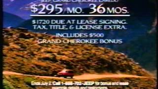 Jeep Grand Cherokee Commercial 1998 [upl. by Schaefer877]