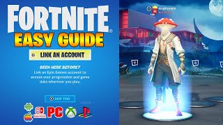 HOW TO CREATE AN EPIC GAMES ACCOUNT IN FORTNITE EASY GUIDE [upl. by Alburga]