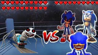 Evil Thomas vs Sonic meme  Meme battle  Sonic Monster battle meme [upl. by Hsirap102]