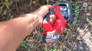 Hyper Tough 22quot 20v Lithium Battery Powered Hedge Trimmer Review [upl. by Suirradal825]