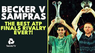 Boris Becker vs Pete Sampras The GREATEST ATP Finals Rivalry Ever [upl. by Arianna335]