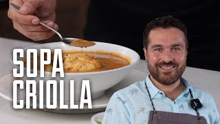 TE ENSEÑO A PREPARAR SOPA CRIOLLA  GIACOMO BOCCHIO [upl. by Quackenbush]