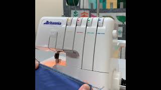 How to thread the Britannia 4DR overlocker threading guide [upl. by Ynney644]