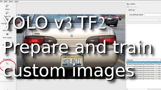 Train YOLO v3 to detect custom objects car license plate [upl. by Hairom]