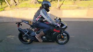 2024 Buell 1190 Hammerhead  test ride [upl. by Atteuqihc]