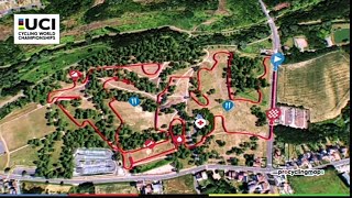 Course of the cyclocross world championships in liévin [upl. by Gresham738]