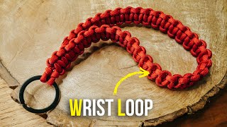 Make A Cobra Knot Paracord Wrist Lanyard  Camera Strap TUTORIAL [upl. by Ysied404]