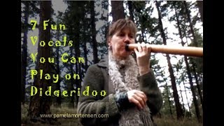 Didgeridoo Tutorial 7 Fun Vocals You Can Play on Didgeridoo [upl. by Assenaj756]