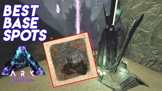 BEST SNEAKY BASE SPOTS ON ABERRATION  Ark Survival Evolved [upl. by Mur]