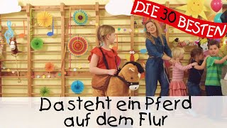 👩🏼 Da steht ein Pferd auf dem Flur  Singen Tanzen und Bewegen  Kinderlieder [upl. by Lytle]