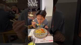 AUSSIES TRY BRITISH CHAINS london food londonvlogger wagamama fail [upl. by Kraul249]