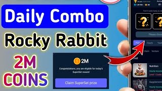 8 September superset Rocky Rabbit  Today Combo Card Rocky Rabbit [upl. by Lindsley]