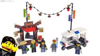 Lego Ninjago Movie Ninjago City Chase Set Review [upl. by Atelokin]