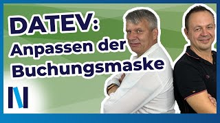 DATEV So passt Du Buchungsmasken richtig an [upl. by Ardekahs]