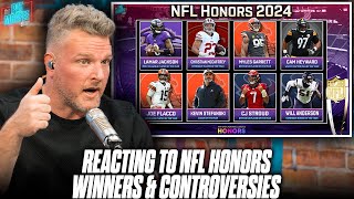 Flacco Wins Comeback Player NFL Honors Filled With Controversy  Pat McAfee Reacts [upl. by Uhn794]