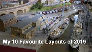 My 10 Favourite Model Railway Exhibition Layouts of 2019 [upl. by Nancee]