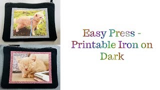 Printable Iron on dark  Cricut Easy Press [upl. by Lovmilla110]