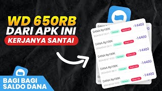 Gas nih  Saya Sudah WD 650RB Dari APK ini ke DANA  Aplikasi Penghasil Saldo Dana 2024 Terbaru [upl. by Adanama]