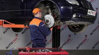 How to change Front Anti Roll Bar Link on MERCEDESBENZ C W203 TUTORIAL  AUTODOC [upl. by Singleton]