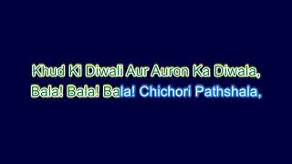 Bala Bala KaraokeShaitan ka salaHousefull 4 with chorus [upl. by Anemix]