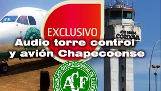 AUDIO ORIGINAL TORRE DE CONTROL Y PILOTO DE AVION DEL CHAPECOENSE [upl. by Assirak]