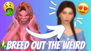 Breed Out The Weird Challenge 😳 Hardest Yet  The Sims 4 [upl. by Kalli]