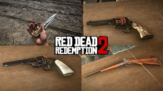 All 32 HIDDEN Weapons Locations in RDR 2 [upl. by Gussi]