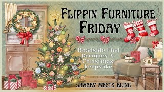 DIY Christmas Decor  Flippin Furniture Friday  Roadside Chairs Become Winter Sleds [upl. by Akiemat]