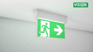 How to install Emergency Exit Lights [upl. by Azarria]