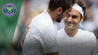 Roger Federer v Marin Cilic highlights  Wimbledon 2017 final [upl. by Aikrahs]