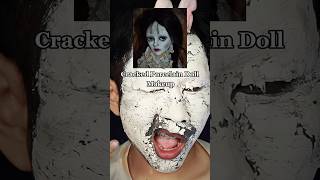 Cracked Porcelain Doll Makeup crackedporcelaindoll crackeddollmakeup helloween [upl. by Ahsikahs920]