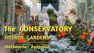 MELBOURNE  The CONSERVATORY  FITZROY GARDENS  AUSTRALIA  AUTUMN 2023 [upl. by Atiraj]