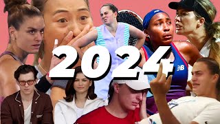 2024 WTA Tour is CHAOTIC Tennis Drama and Funny [upl. by Adekram]