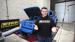 RIPP Superchargers Jeep Wrangler 36 Dyno Run [upl. by Dorian]