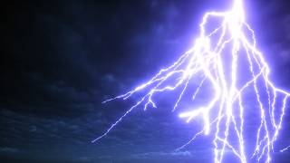 Thunderstorm And Lightning Strikes Nighttime Background Relaxation 4K [upl. by Dolph]