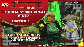 Lego Ninjago Movie Videogame Location 4  The Uncrossable Jungle STORY  HTG [upl. by Nairret]