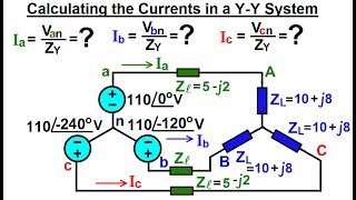 Electrical Engineering Ch 13 3 Phase Circuit 13 of 42 Current YY System 1 [upl. by Iran]