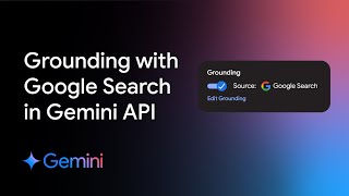 Grounding with Google Search now in Google AI Studio and the Gemini API [upl. by Lemire]