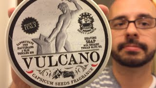 Abbate Y La Mantia Vulcano Shave Soap Review [upl. by Bolte402]