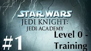 Star Wars Jedi Knight Jedi Academy Walkthrough part 1  Jedi Academy Training [upl. by Atled]