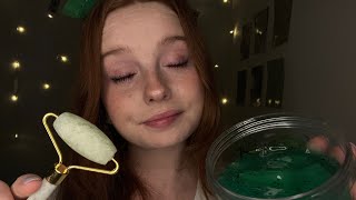 ASMR Spa Facial Treatment ☘️  Layered Sounds  Personal Attention [upl. by Elinet]