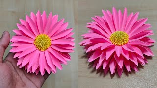 Easy Paper Flowers  ful banano  ফুল বানানো  Paper craft [upl. by Revart]