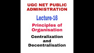 Centralization and Decentralisation [upl. by Pesek]