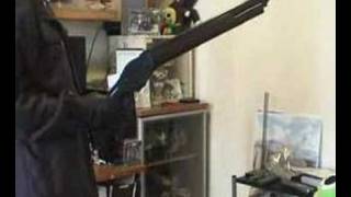 Marushin M1887 Terminator 2 Shotgun spinning and review [upl. by Aliet]